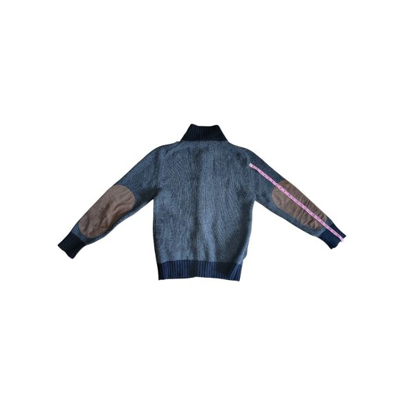 Etro XL Mens Wool & Goatskin Cardigan Sweater - Picture 10 of 10